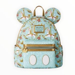 Mickey Mouse The Main Attraction Mini Backpack Prince Charming Regal Carrousel